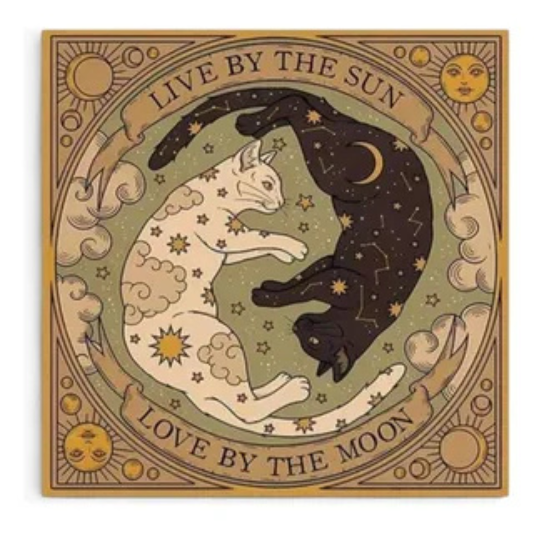 Mantel para Cartas de Tarot - Gatos