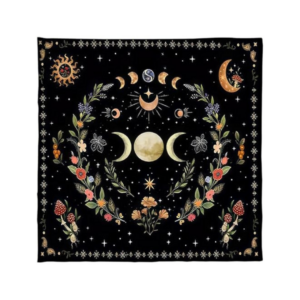 mantel para cartas de tarot - fase lunar