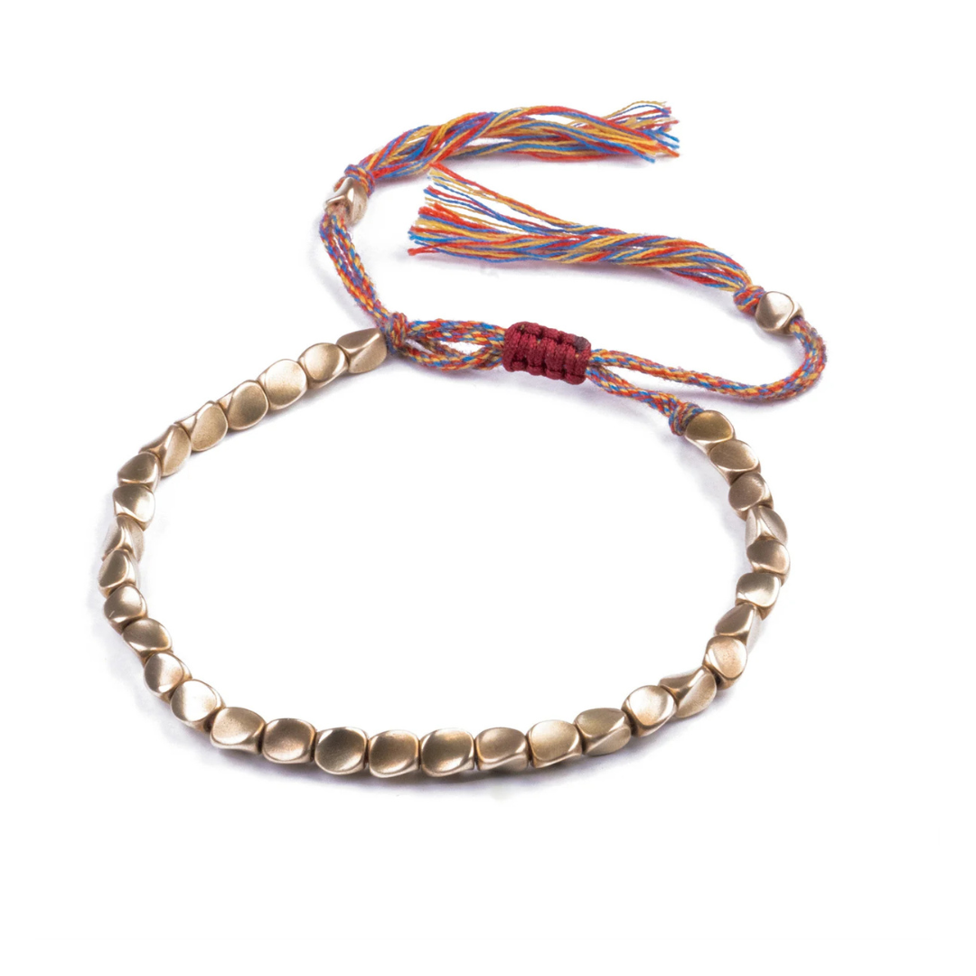 pulsera de cobre tibetana - TiendaZen